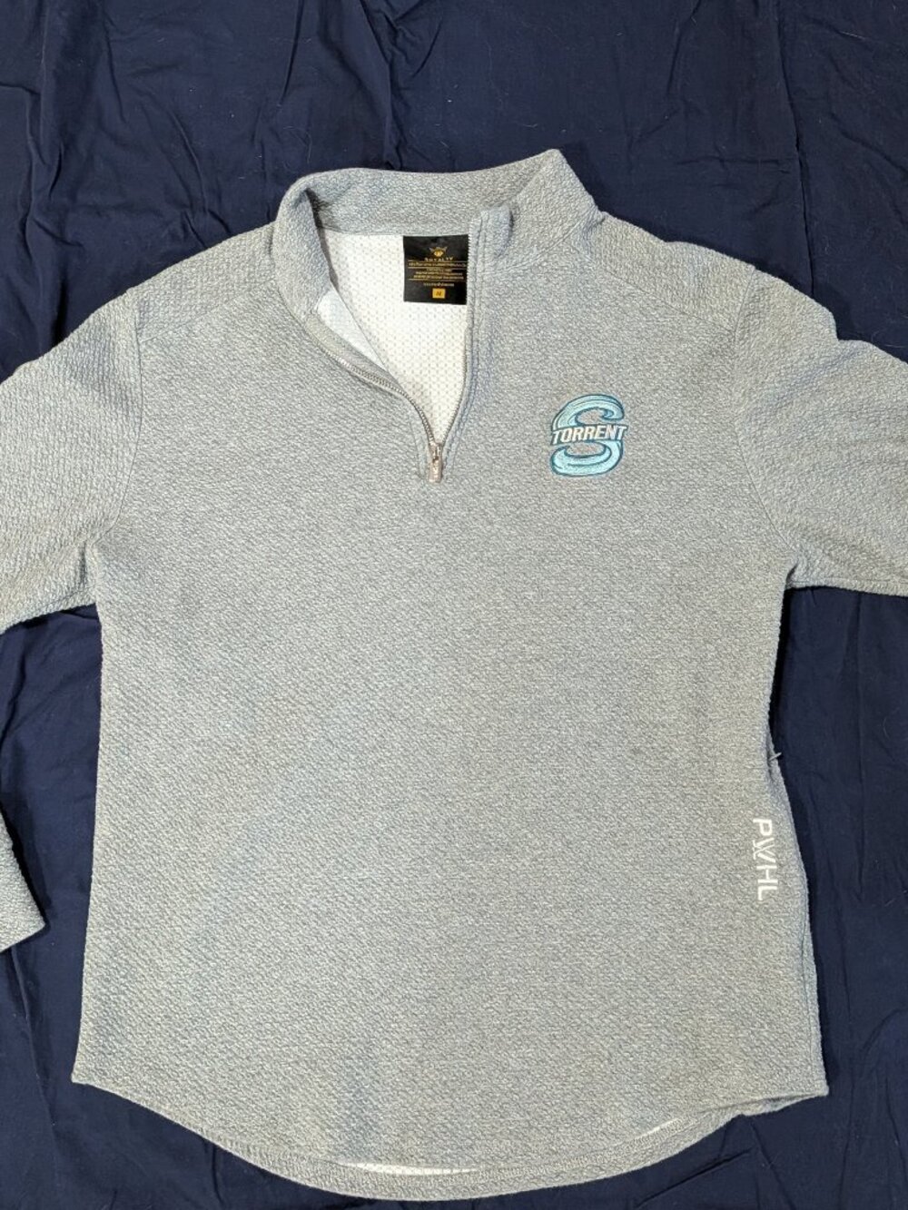 Seattle Torrent Grey Waffle Quarter Zip